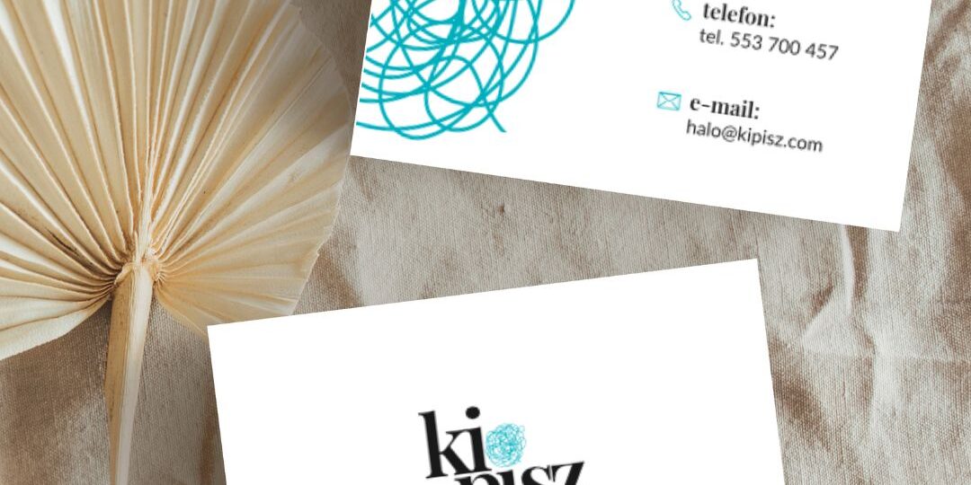 Projekt logo i wizytówki - Kipisz decluttering Poznań